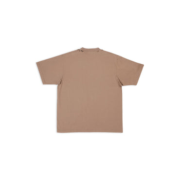 Boxy T-Shirt - Taupe/Black