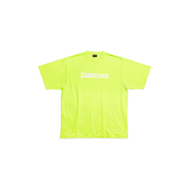 Boxy T-Shirt - Fluo Yellow/White