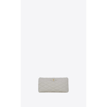 Large Sade Clutch - Crema Soft