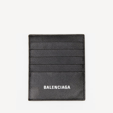 Cash Vertical Card Holder - Black/L White