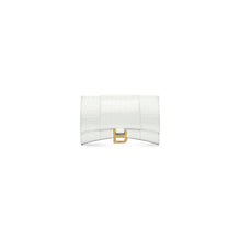 Hourglass Wallet W/Chain - White