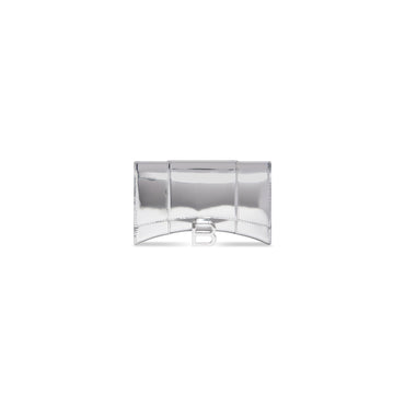 Hourglass Wallet W/Chain - Silver