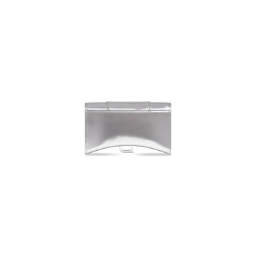 Hourglass Wallet W/Chain - Silver