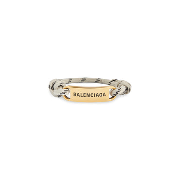 Plate Bracelet - Beige/Black/Ant Gold