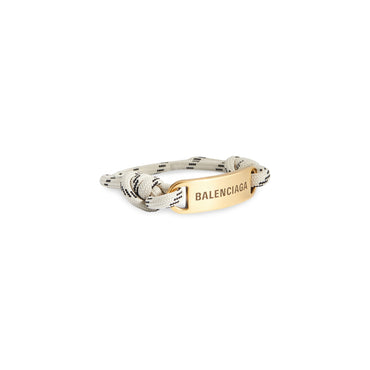 Plate Bracelet - Beige/Black/Ant Gold