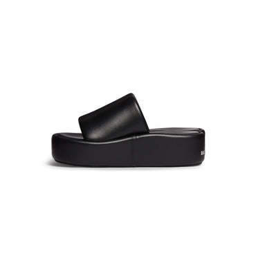 Rise Smooth Nappa+Logo - Black/White