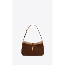 Le 5 A 7 Shoulder Bag - Dark Sigaro/Natural Beige