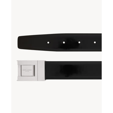 YSL CINTURA N_ABRASIVATO OXFOR - NERO/SILVER