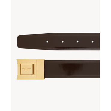 YSL CINTURA P_ABRASIVATO OXFOR - DARK MAROON