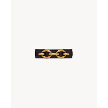 Maillon Open Rigid Bracelet - Nero