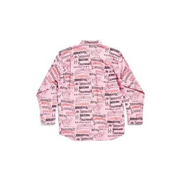 L/S Large Fit Shirt - Pink