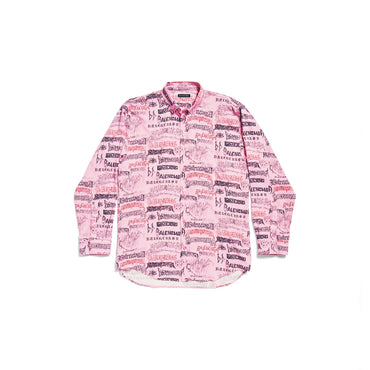 L/S Large Fit Shirt - Pink
