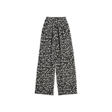 Pyjama Pants - Black/White