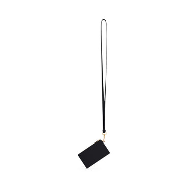 Cash Pouch & Card Hold W/Str - Black/L White