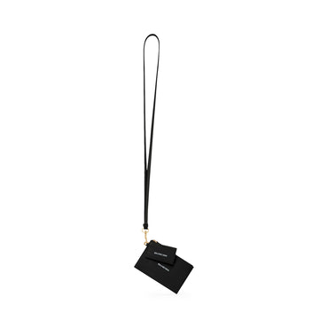 Cash Pouch & Card Hold W/Str - Black/L White