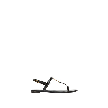 Cassandra Flat Sandals - Nero