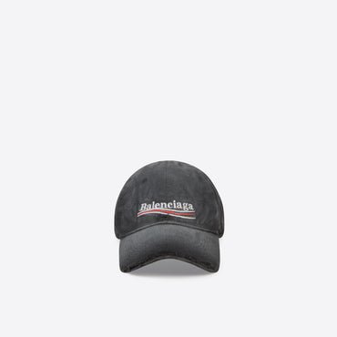 Hat Political Campaign Destroy - Black/White