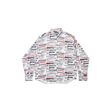 L/S Large Fit Shirt - White