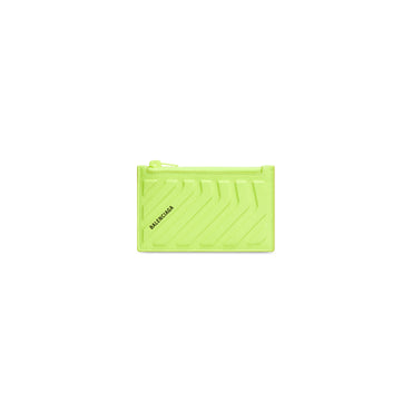Car Long Coin & Card Holder - Fluo Yellow