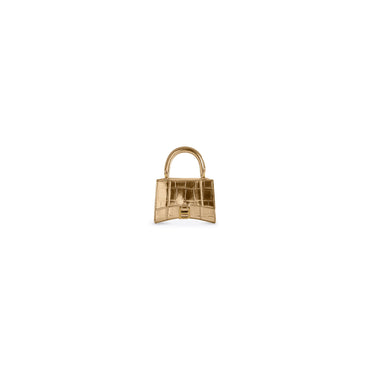 Hourglass Mini Bag W/Chain - Gold