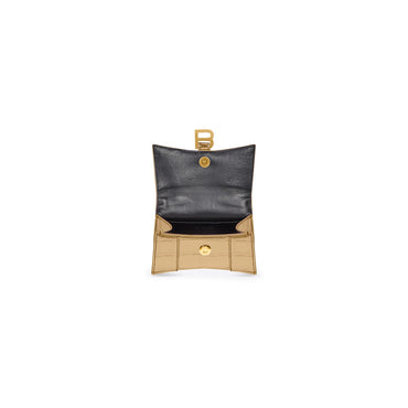 Hourglass Mini Bag W/Chain - Gold