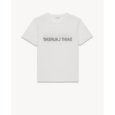 T-Shirt Round Collar - Natural/Noir