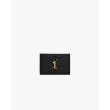 Bi-Fold Zipped Fragments - Nero