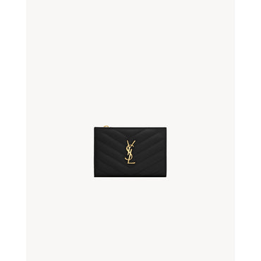 Bi-Fold Zipped Fragments - Nero