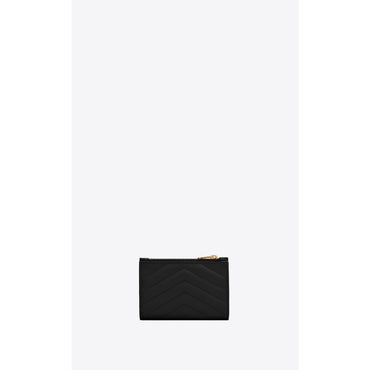 Bi-Fold Zipped Fragments - Nero