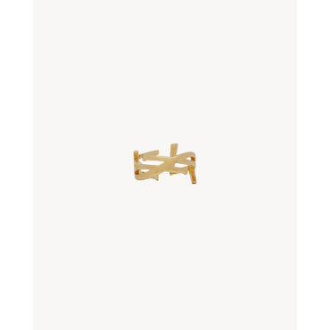 BAGUE FINE MONOGRAMME BRASS ME - ORO