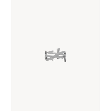 YSL Twist Ring - Palladium