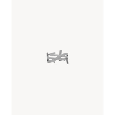 YSL Twist Ring - Palladium
