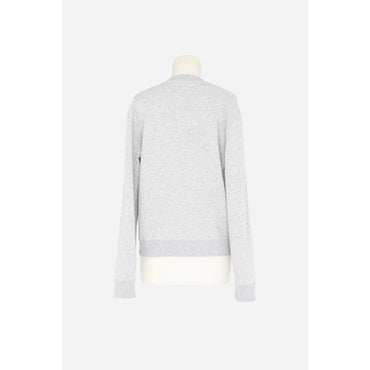 Sweat Round Collar Encolure Haute - Gris Chine