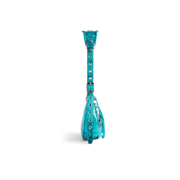 Le Cagole Shoulder Bag XS - Met Sky Blue