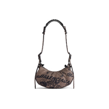 Le Cagole Shoulder Bag Xs - Black/Nude