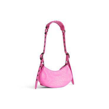 Le Cagole Shoulder Bag Xs - Glossy Pink