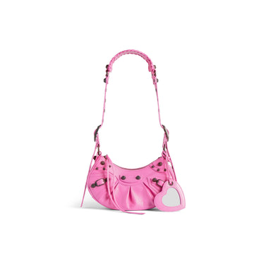 Le Cagole Shoulder Bag Xs - Glossy Pink
