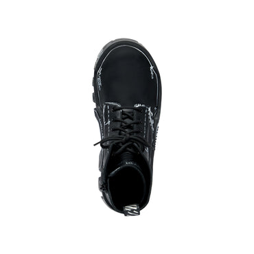 Bulldozer Boot Lace - Black/White