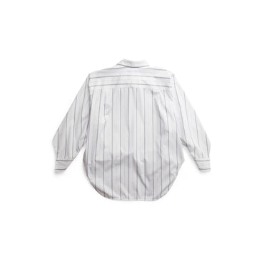Swing Twisted Shirt - White/Navy