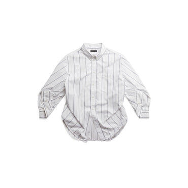 Swing Twisted Shirt - White/Navy