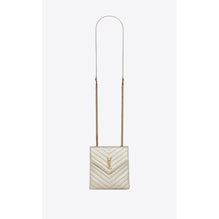 Double Flap Bag - Platino