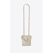 Double Flap Bag - Platino