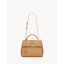 Medium Le Fermoir Top Handle - Natural Tan