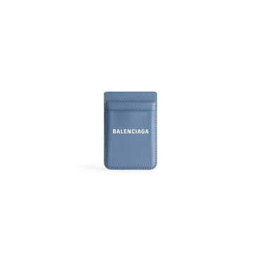 Cash Iphone Magnet Card Holder - Blue Grey/ L White