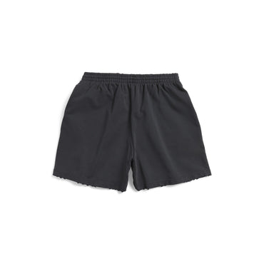 Sweat Shorts - Washed Black/White