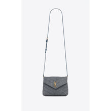 Toy Loulou Strap Bag - Denim Azur/Light Azur