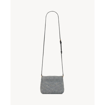 Toy Loulou Strap Bag - Denim Azur/Light Azur
