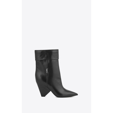 Niki Booties - Nero Lamb Leather
