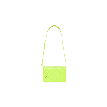 Car Flap Bag W/Strap - Fluo Yellow