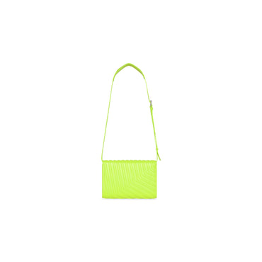 Car Flap Bag W/Strap - Fluo Yellow